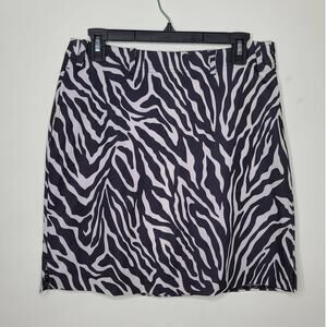 EP Pro black white zebra print tennis skirt skort - 4